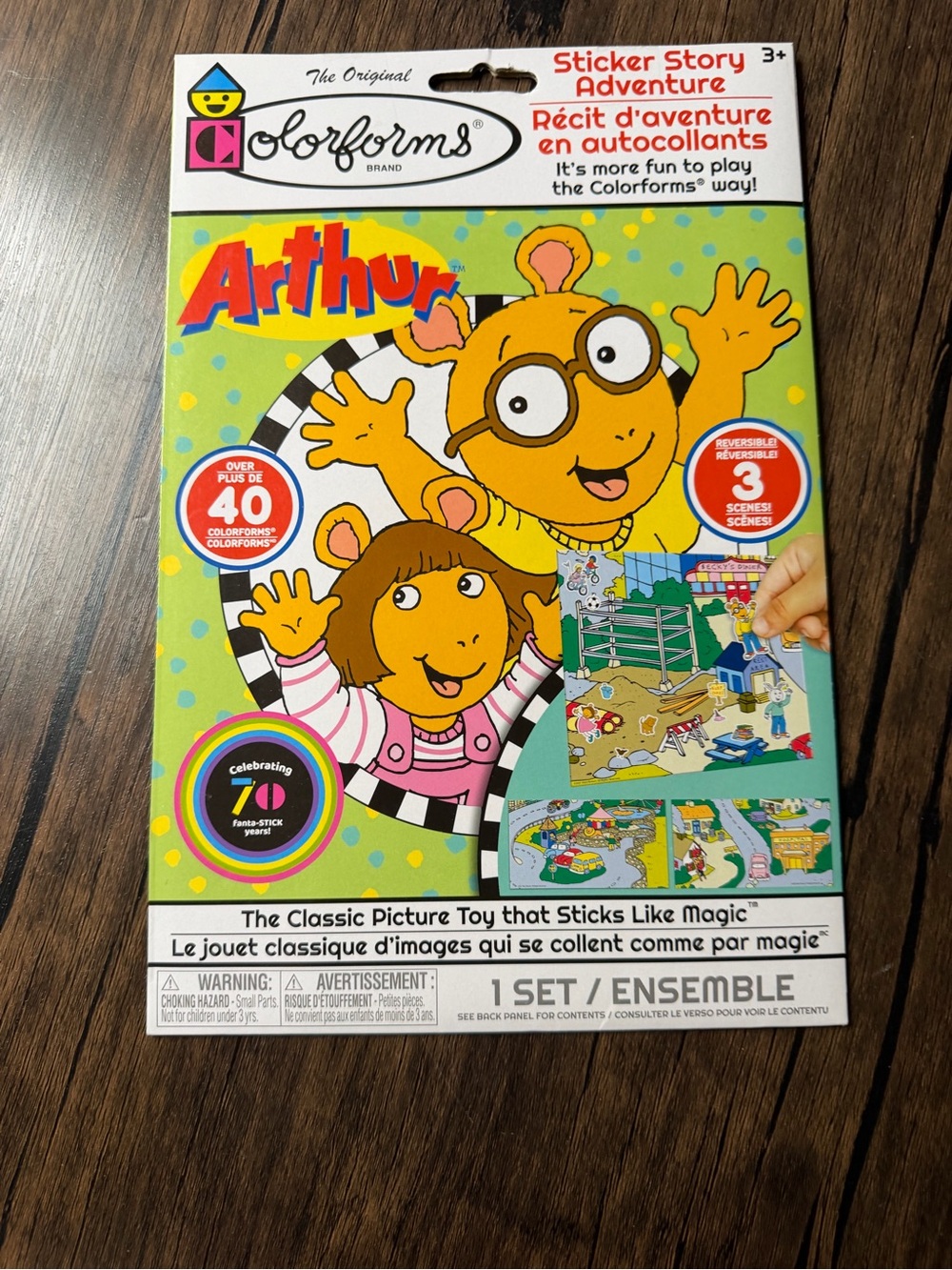 Arthur Colorforms Sticker Story Adventure Set (70th Anniversary Edition)